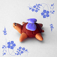 Hračky - Čokoládové želvičky 1 (slivková mašlička NA ZÁKAZKU) - 7079244_