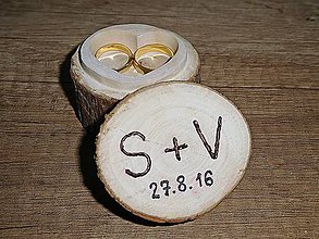 Prstene - vintage krabička na svadobné prstienky 4 - 7080334_