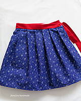 Detské oblečenie - suknička s červeným pásom - 7080800_