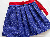 Detské oblečenie - suknička s červeným pásom - 7080801_