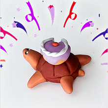 Hračky - Čokoládové želvičky 1 (čučoriedková torta NA ZÁKAZKU) - 7081177_