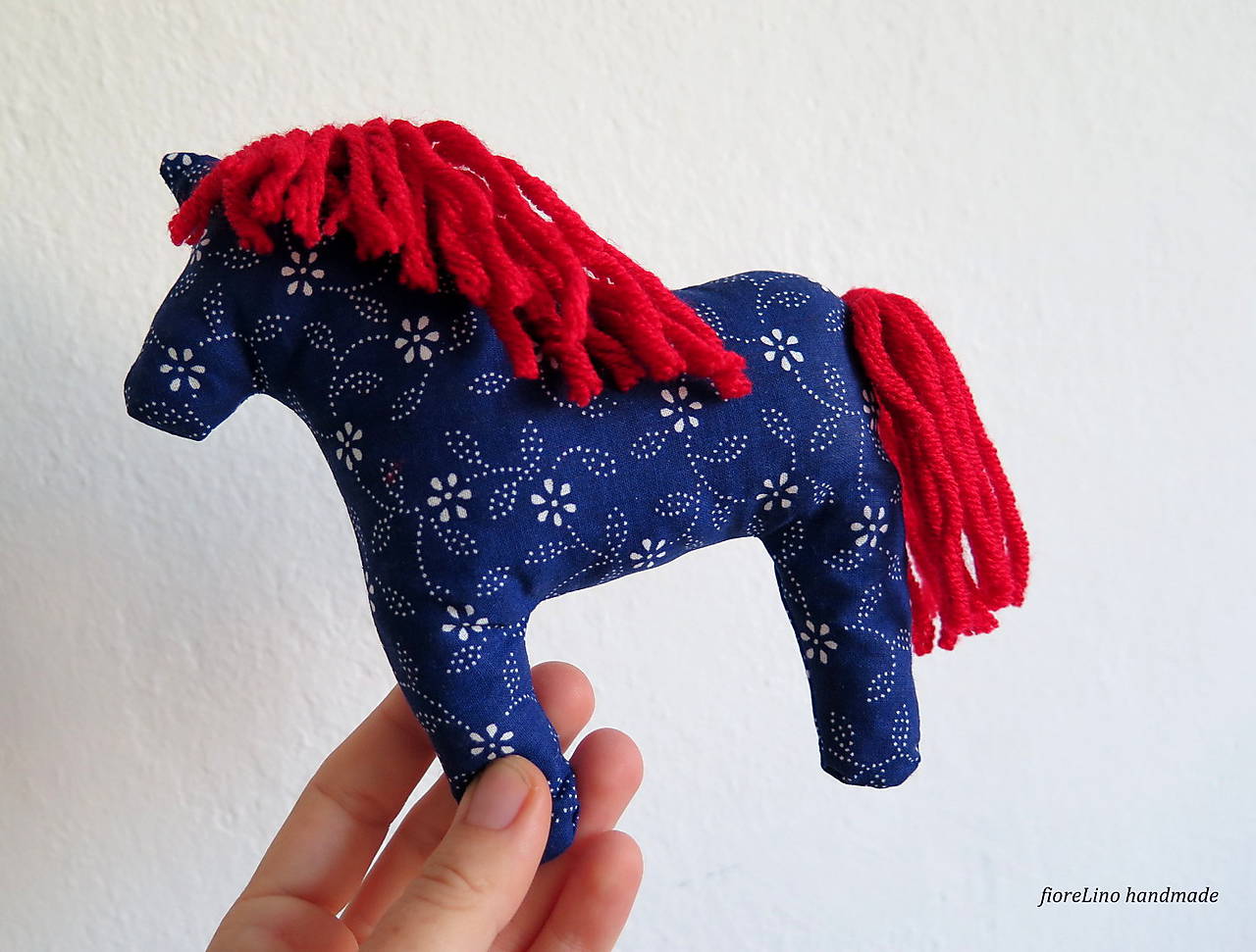 DIY kit - hračka textilný koník 