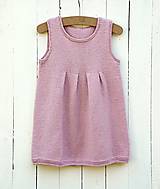 Detské oblečenie - Pletené detské šaty - 7101972_