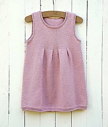 Detské oblečenie - Pletené detské šaty - 7101972_