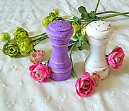 Nádoby - Drevené koreničky "Lavender Season" - 7113477_