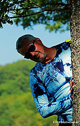 Pánske oblečenie - Pánske tričko batikované, maľované, etno  TOTENTOTEM - 7110486_