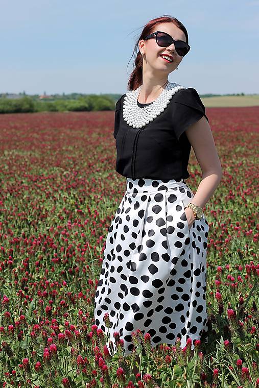 biely náhrdelník väčší white dream - "čas perly"