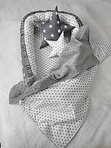 Detský textil - Hviezdičkový set pre novorodenca - 7129206_