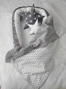 Detský textil - Hviezdičkový set pre novorodenca - 7129206_