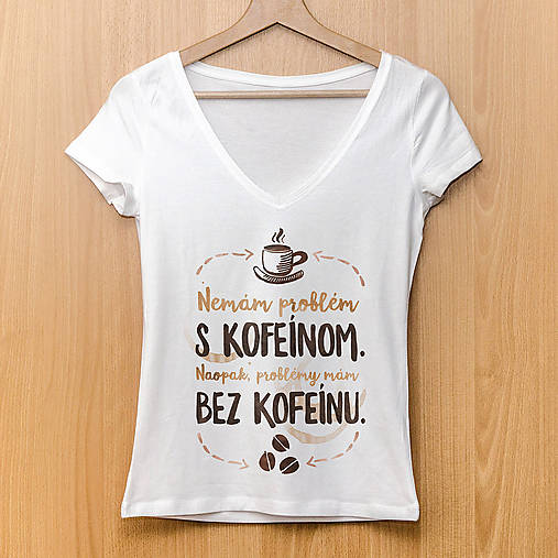 Topy, tričká, tielka - Citát o kofeíne - 7131383_