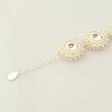 Sady šperkov - Klasický svadobný koralkový set  (Ag925) - 7132295_