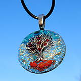 Náhrdelníky - Granátový Strom Života * amuletový šperk v Tyrkenitu - 7147458_