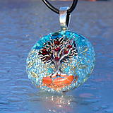 Náhrdelníky - Granátový Strom Života * amuletový šperk v Tyrkenitu - 7147459_