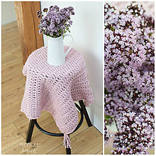 Úžitkový textil - Hrejivá deka ... "púdrovo ružová" - 7149461_
