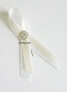 Svadobné pierka - svadobné pierko biele - krémové - 7147752_