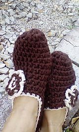 Ponožky, pančuchy, obuv - Papuče-čoko - 7147708_
