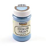 Farby-laky - Dekor Paint Soft-100ml- ľanová modrá - 7155618_