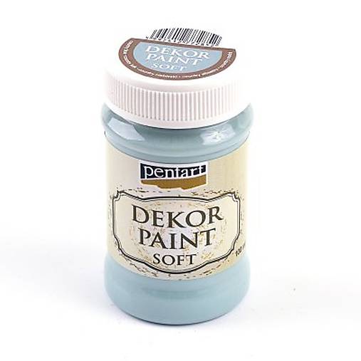 Farby-laky - Dekor Paint Soft-100ml- country modrá - 7155525_