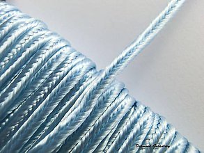 Galantéria - Sutaška 3 mm - belasomodrá - 7165420_