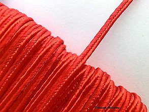 Galantéria - Sutaška 3 mm - červená - 7165449_