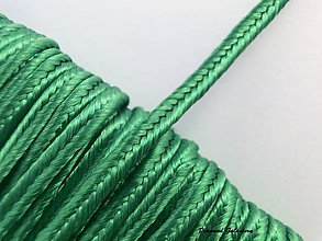 Galantéria - Sutaška 3 mm - zelená - 7166429_