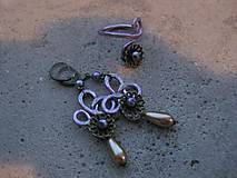 Sady šperkov - Nežné kvietky s perlou - sada č.558 - 7166821_