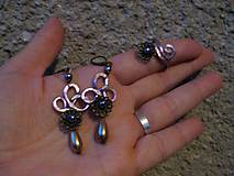 Sady šperkov - Nežné kvietky s perlou - sada č.558 - 7166836_