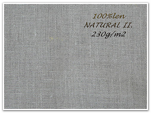 Textil - 100% len NATURAL II. - 7173531_
