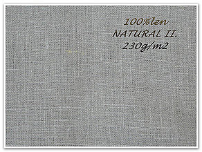Textil - 100% len NATURAL II. - 7173531_