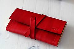 Peňaženky - Dámska peňaženka WALLET (RED) - 7174755_