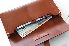 Peňaženky - Dámska peňaženka WALLET (BROWN) - 7174826_