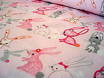 Textil - Flora and Fawn - Pastel Bunnies - 7179450_