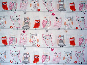 Textil - Flora and Fawn - Pastel Owls - 7179388_