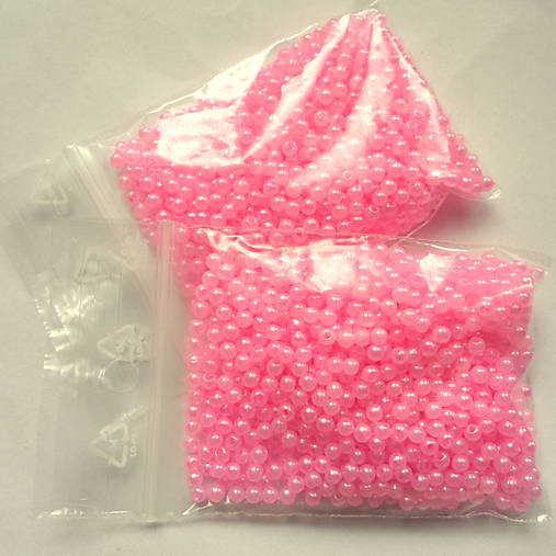 GLANCE plast 3mm-10g (ružová)