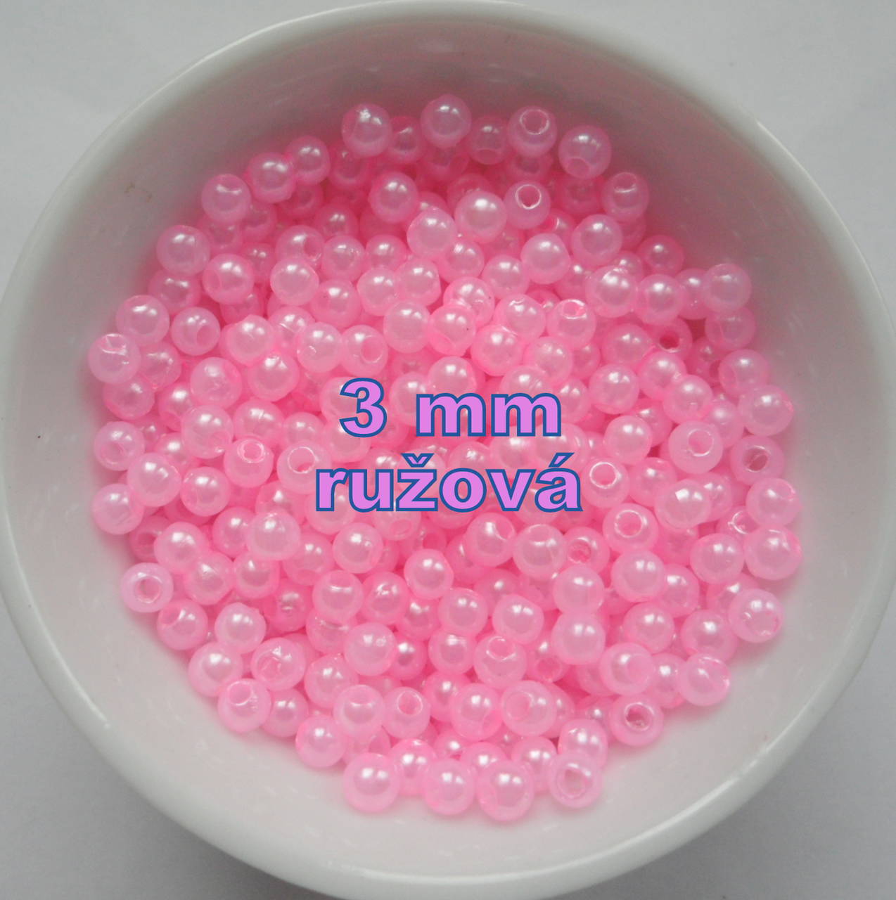 GLANCE plast 3mm-10g (ružová)