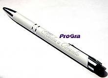 Biele pero s gravírovaním_AKCIA