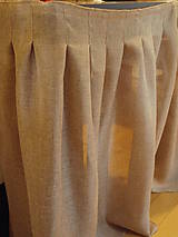 Úžitkový textil - Banketová sukňa na stôl - jutovina - 7189596_