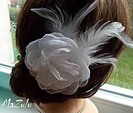 Ozdoby do vlasov - svadobná spona pre nevestu - 7193064_