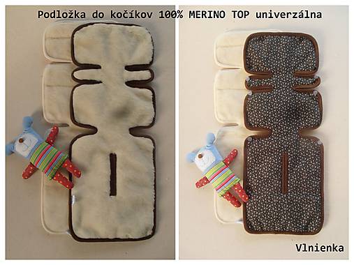 Detský textil - Vložka 100% merino do kočíka ROAN Marita Prestige - 7203746_