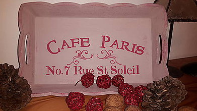 Nádoby - Cafè  Paris  tácka - 7207659_