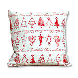 Úžitkový textil - Vankúš Vianočné stromčeky - 7213044_