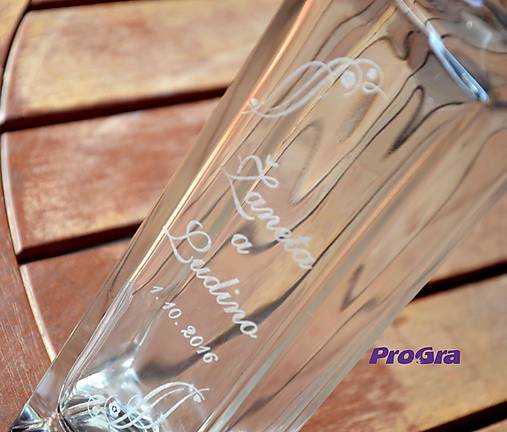 Nádoby - Carter - gravírovaná darčeková fľaša - 7229523_
