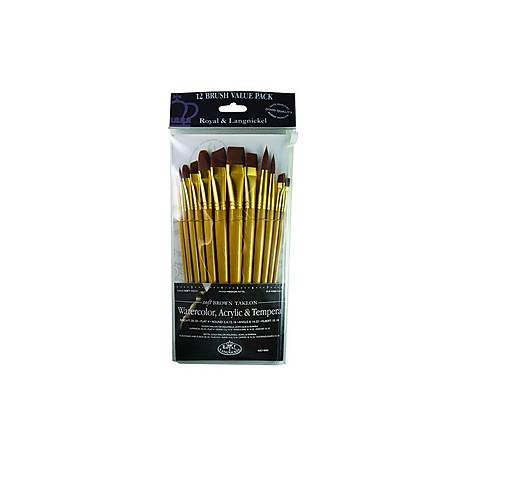 Nástroje - Štetce Royal & Langnickel - 12 dielny set RLGRSET-9303 - 7228767_