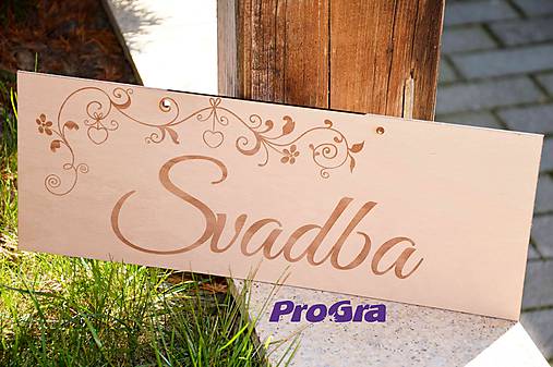 Tabuľky - Tabuľka svadba - 7238127_
