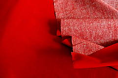Textil - Látka Červená uni - 7243111_
