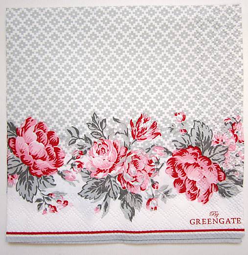 Papier - Servítka GG46- Shirley white S - 7245822_