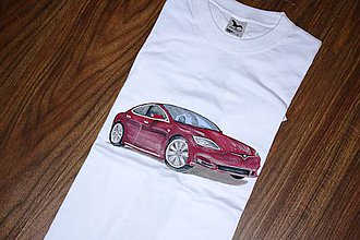 Topy, tričká, tielka - Maľované auto - 7255608_