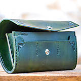 Peňaženky - Vintage peňaženka zelená - 7261864_