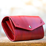 Peňaženky - Vintage peňaženka červená - 7261894_
