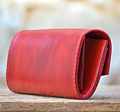 Peňaženky - Vintage peňaženka červená - 7261900_